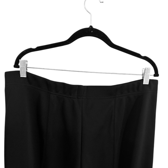 Maeve Track Pants Size XL Tall Black White Stripe Cropped Stretch Waist New - Picture 8 of 15